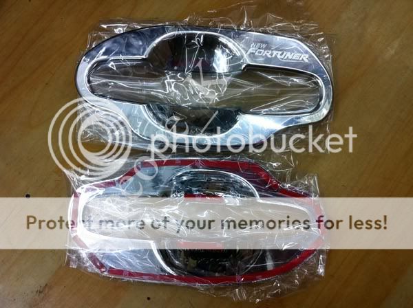 DOOR HANDLE BOWL INSERTS COVER NEW TOYOTA FORTUNER 2011 UP