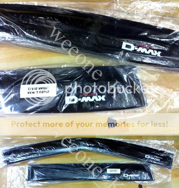 ISUZU RODEO ALL NEW DMAX D-MAX 2012 4 DOOR WIND SHIELD AIR GUARD