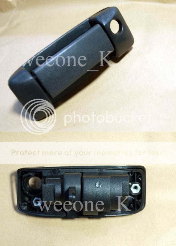 Tailgate Handle black color Toyota Hiace Commuter 05-12