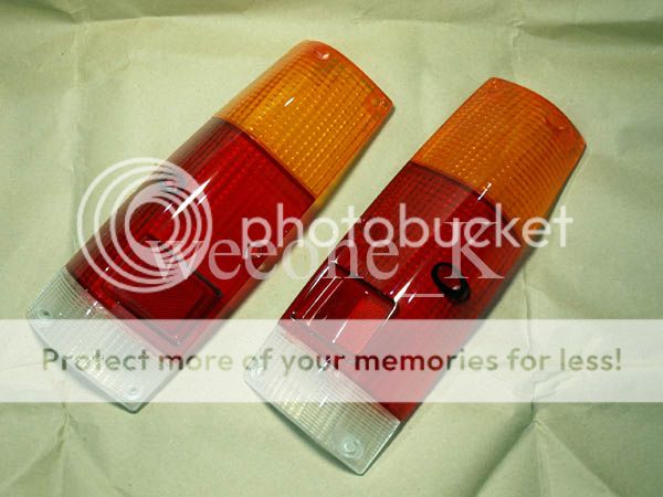 REAR TAIL LIGHT LENS LENSES ISUZU KBZ PICKUP Standard COLOR