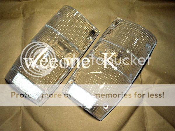 REAR TAIL LIGHT LENS LENSES Mitsubishi Mighty Max Dodge D50 87-96 CLEAR COLOR