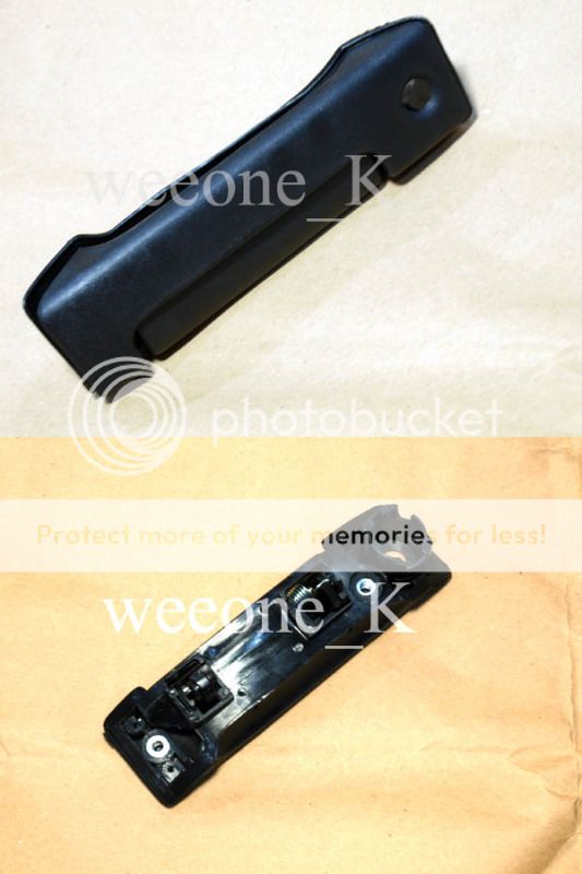 Tailgate Handle black color Toyota Hiace LH112 1989-1995