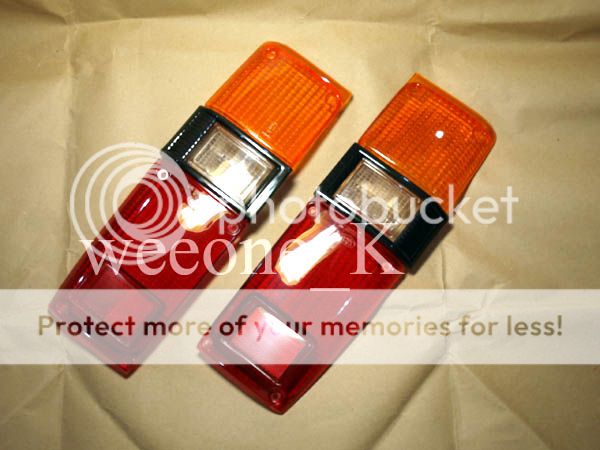 REAR TAIL LIGHT LENS LENSES TOYOTA PICKUP PICK UP RN30 Standard COLOR