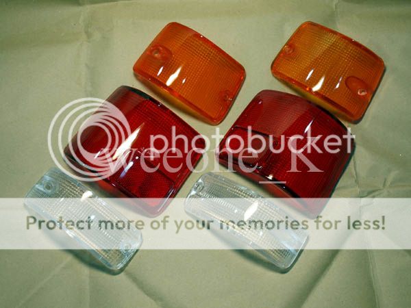 REAR TAIL LIGHT LENS LENSES ISUZU PICKUP AMIGO TFR HONDA PASSPORT Standard COLOR