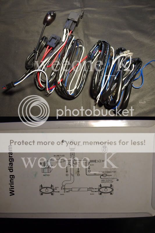 UNIVERSAL FOG LIGHT LAMP WIRE WIRING HARNESS KIT HT2030 | eBay