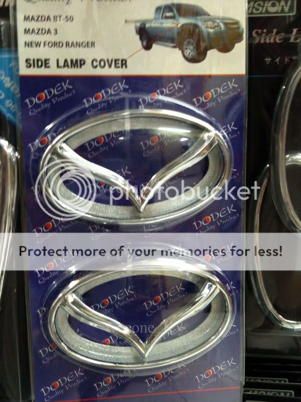 SIDE CHROME LAMP TRIM