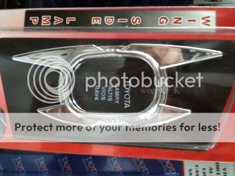 CHROME SIDE LAMP SURROUND TRIM TOYOTA ALTIS V.3
