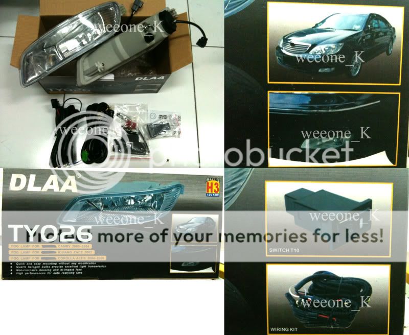 Spot Fog light Lamp TOYOTA CAMRY