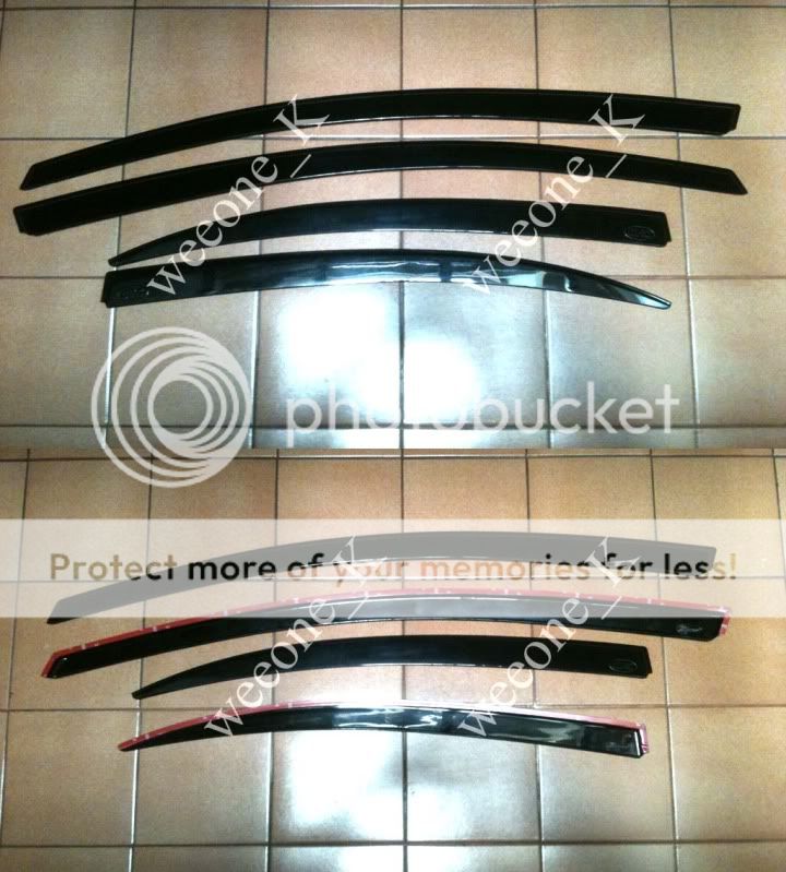 4 DOOR Visor Rain Guard
