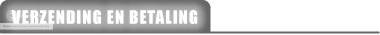 verzending en betaling